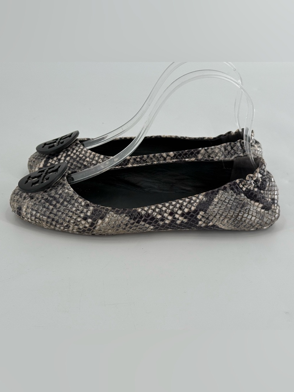 Tory Burch Snake Print Ballet Flats 7.5